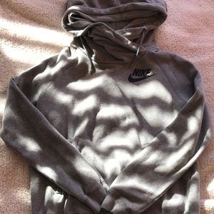 Nike turtle neck hoodie